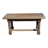 Table basse aérogommé Louis XIII