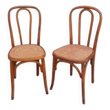 Pair of caned Fischel chairs, circa 1900