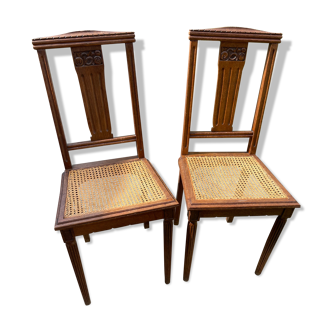 Lot 2 chaises anciennes
