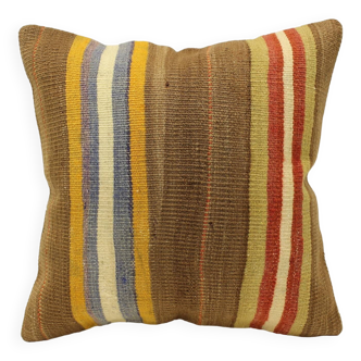 Coussin kilim turc, 40x40 cm