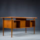 Danish Teak Desk by Peter Lovig Nielsen for Hedensted Mobelfabrik, 1961