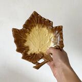 Ceramic leaf empty pocket dish