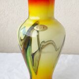 Tony Henri multicoloured glass vase