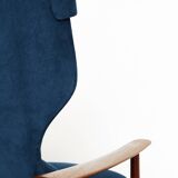 Fauteuil Rock Royal avec Ottoman par Sven Ivar Dysthe pour Arnestad Bruk