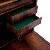 Rosewood shelf designed by Omann Jun, Denmark, 1960s. After renovation.