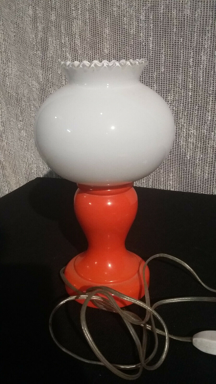 Vintage orange lamp
