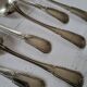 6 large table spoons in Boulenger silver metal