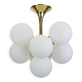 Atomic Brass Chandelier, Switzerland, 1960s