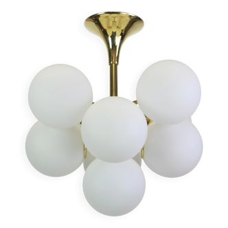 Atomic Brass Chandelier, Switzerland, 1960s