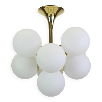 Atomic Brass Chandelier, Switzerland, 1960s