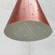 Mid-century perforated metal pendant lamp, 1960s, set of 3