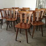 Set de 12 chaises bistrot