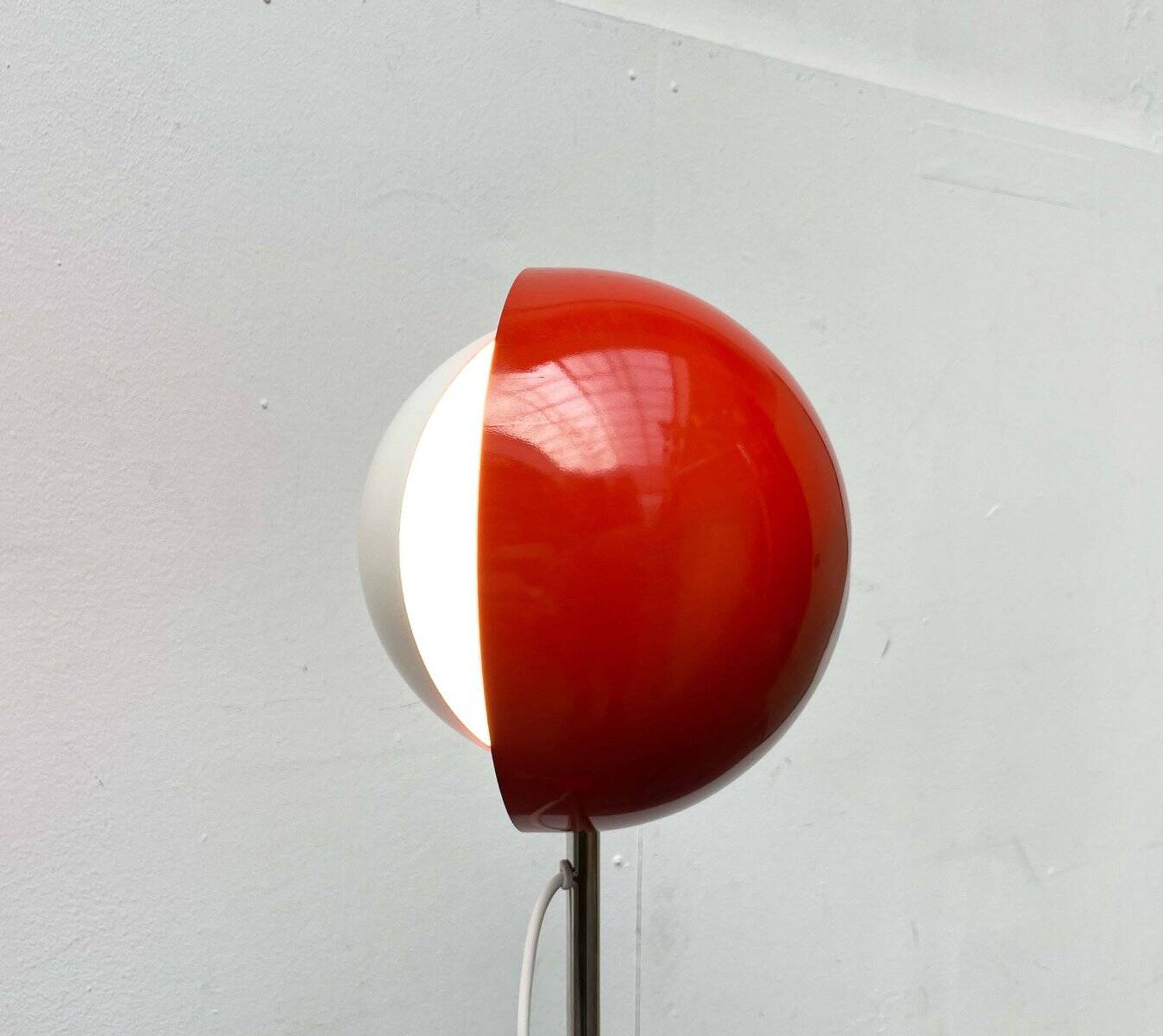 Lampadaire Éclipse Space Age Moderne du Milieu du Siècle, Allemagne, années 1960