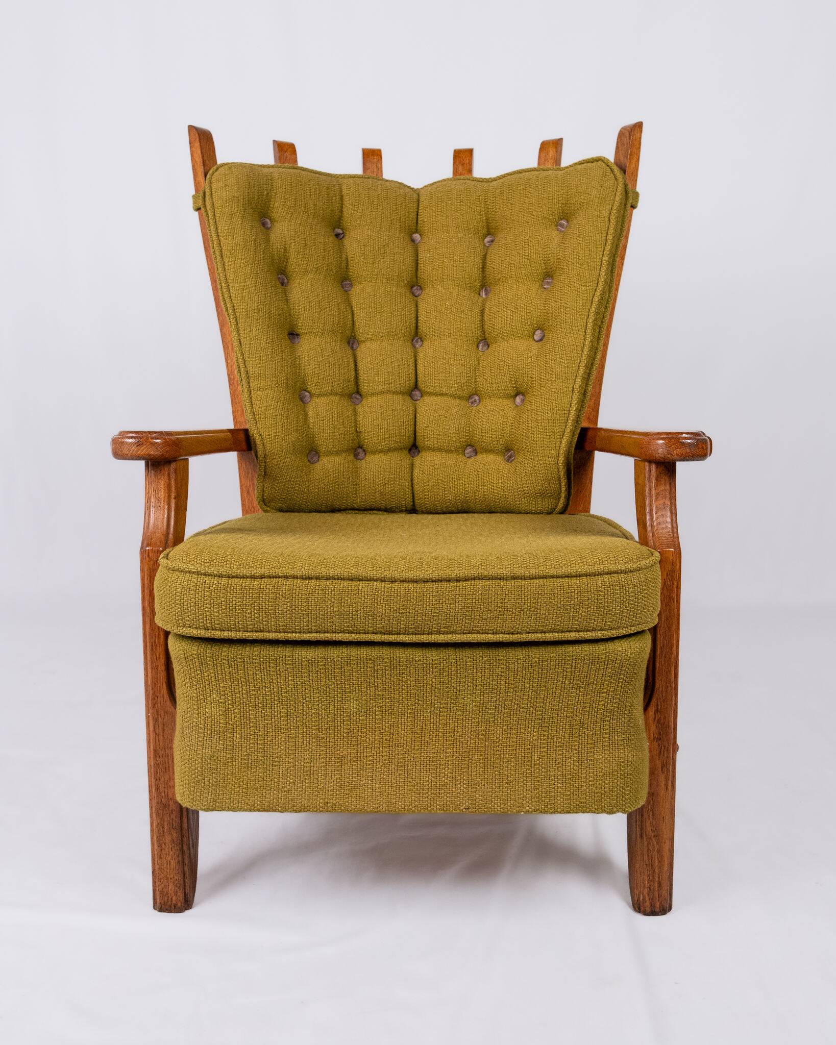 Reclining Armchair, by Guillerme and Chambron, for Your Home, 1950s