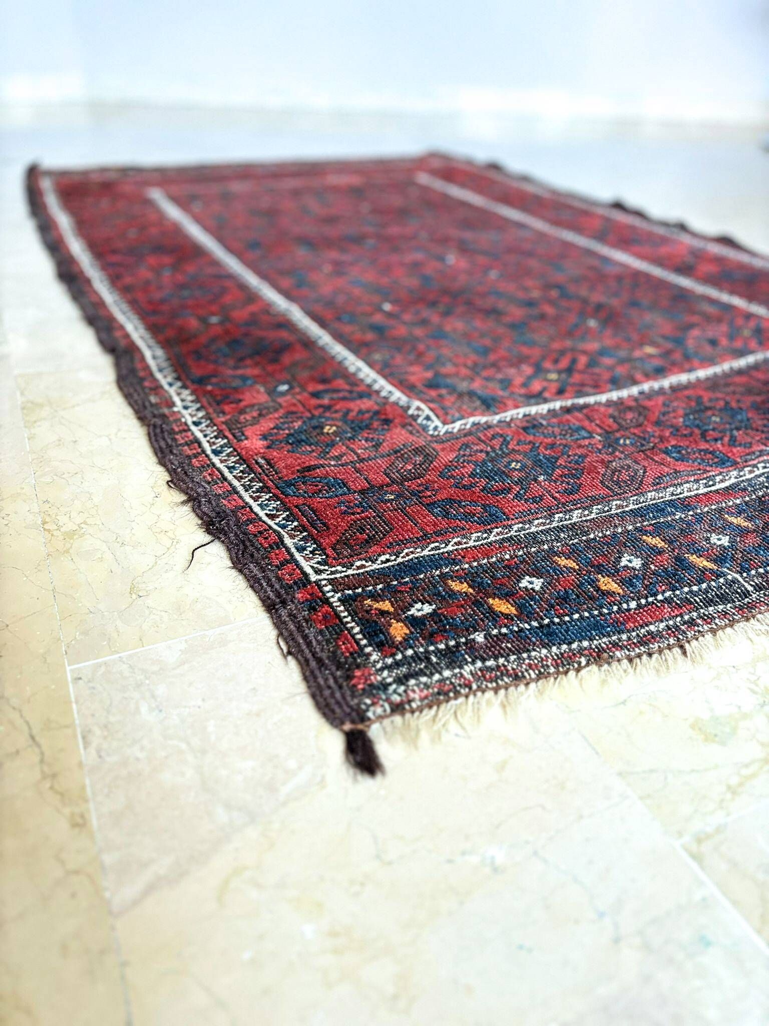 Carpet made in Iran, in very good condition, multicoloured, very picturesque.