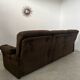Ancien canapé vintage 3 place Airborne design français Cadestin velour
