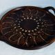 Large vintage platter in glazed pottery