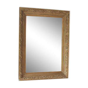 Très ancien miroir bois - 100