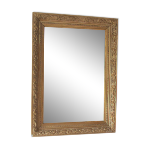 Très ancien miroir bois et stuc