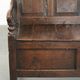 Antique English wooden bench / hall bench from the early 18th century