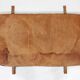 Vintage leather gym mat with nice patina, Belgium, 1930s