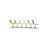 Ensemble de 6 chaises Space Age