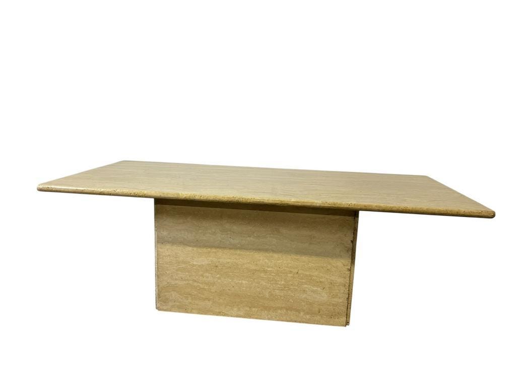 Table basse vintage en pierre