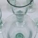 Service of 8 blown glass stemmed glasses