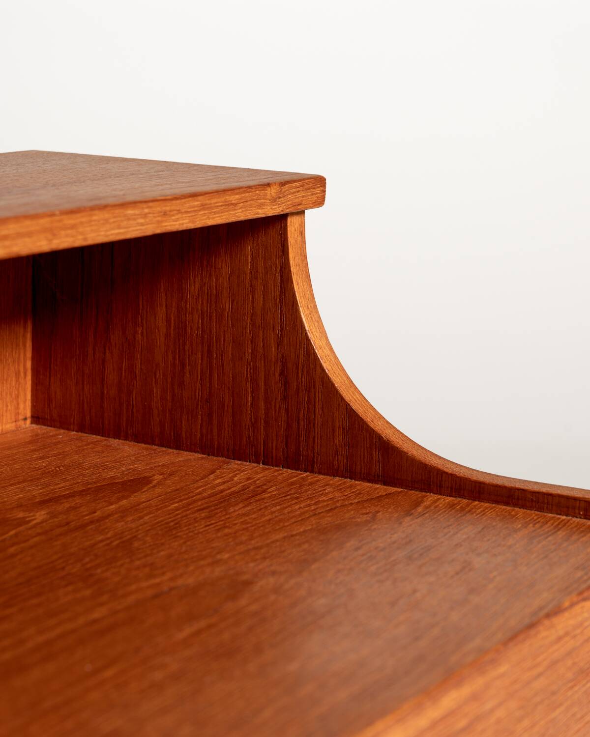 Swedish Teak and Beech Bedside Table by AB Carlström & Co Möbelfabrik, 1960