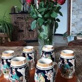 Set of 6 mugs beer germany