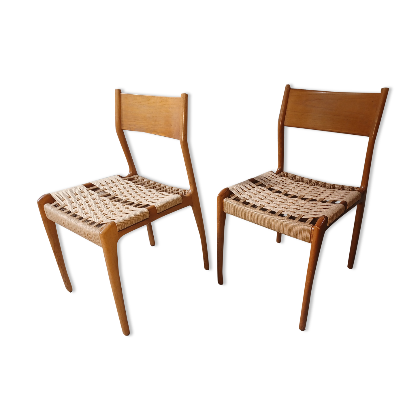Pair of chairs , Consorzio Sedie Friuli , 1960