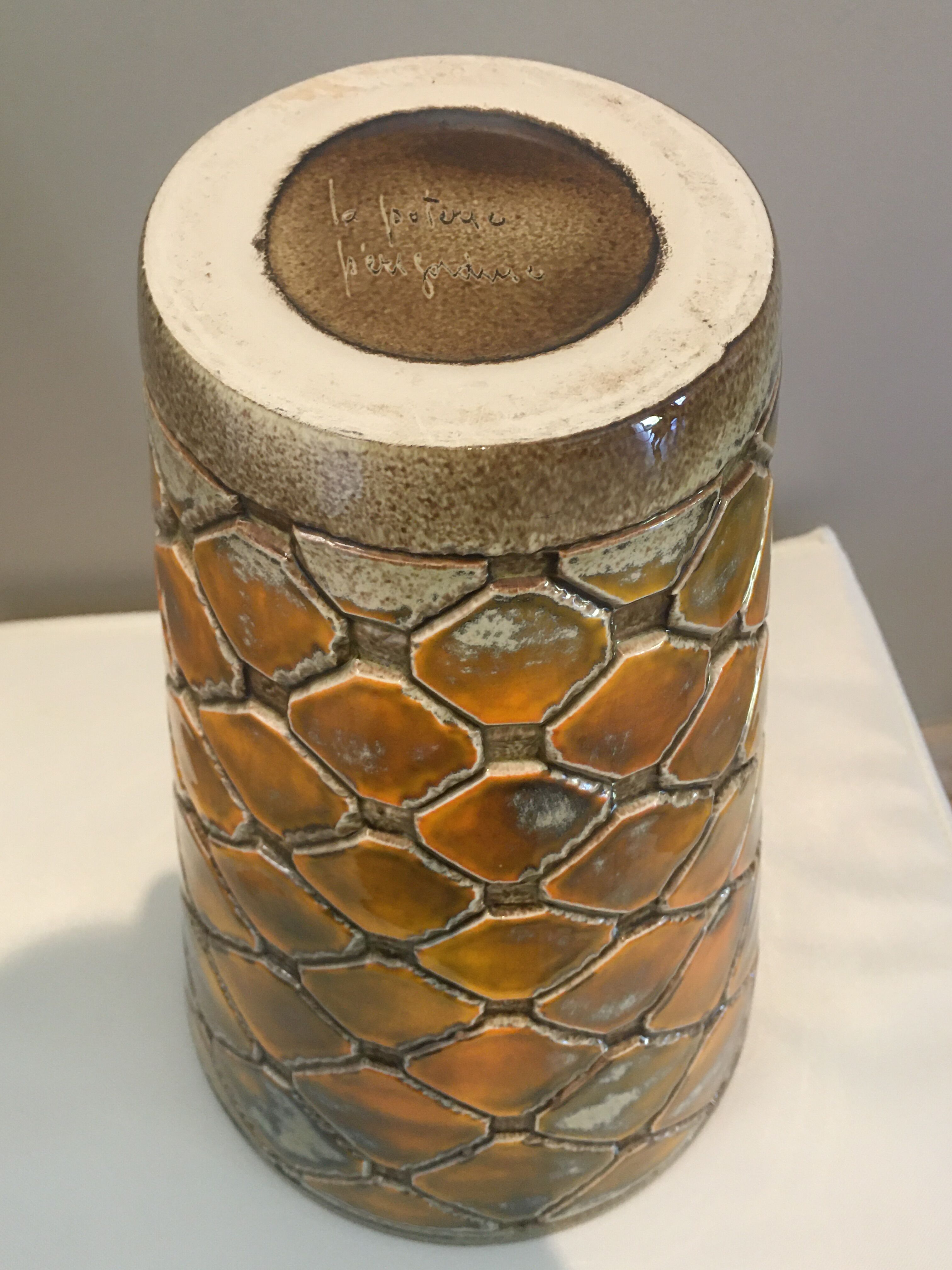 Large vintage vase "The Perigourdine Pottery"