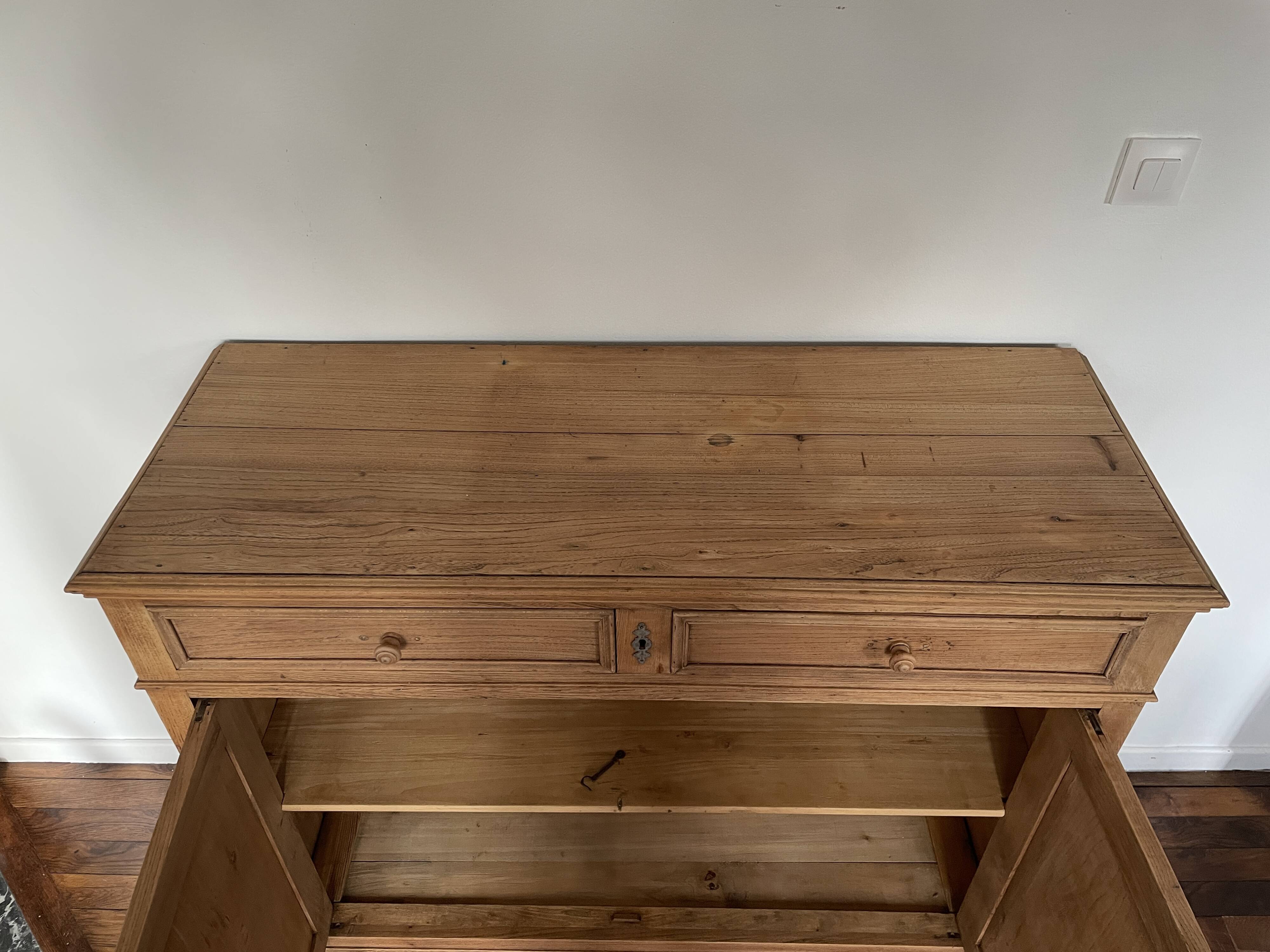 Rustic Buffet Raw Wood