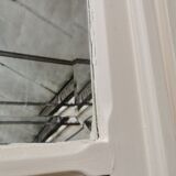 Pair of old haussmannian doors with bevelled mirrors