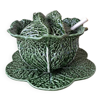 Soup tureen with slushie cabbage