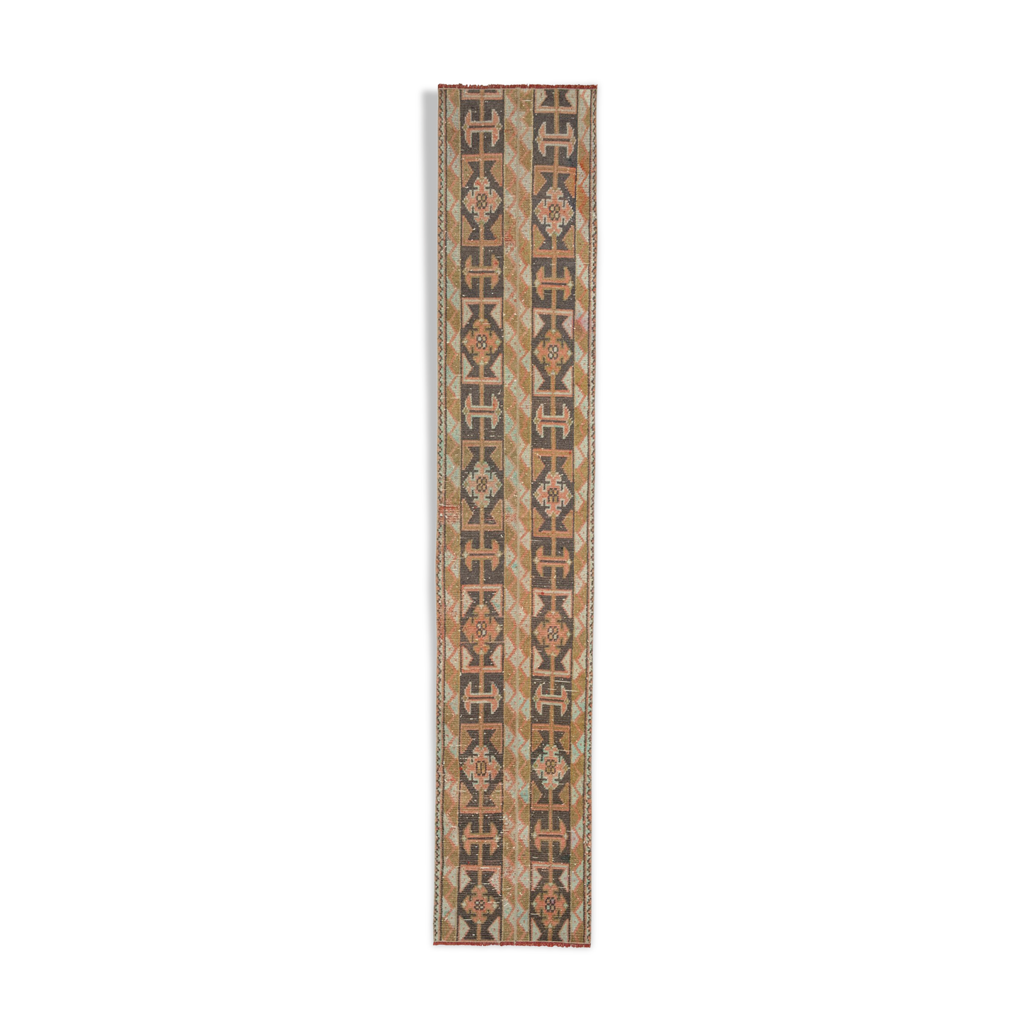 Turkish ethnic runner rug 50x263cm