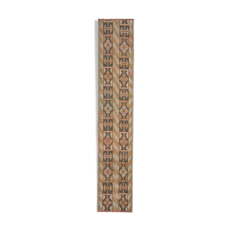 Turkish ethnic runner rug 50x263cm