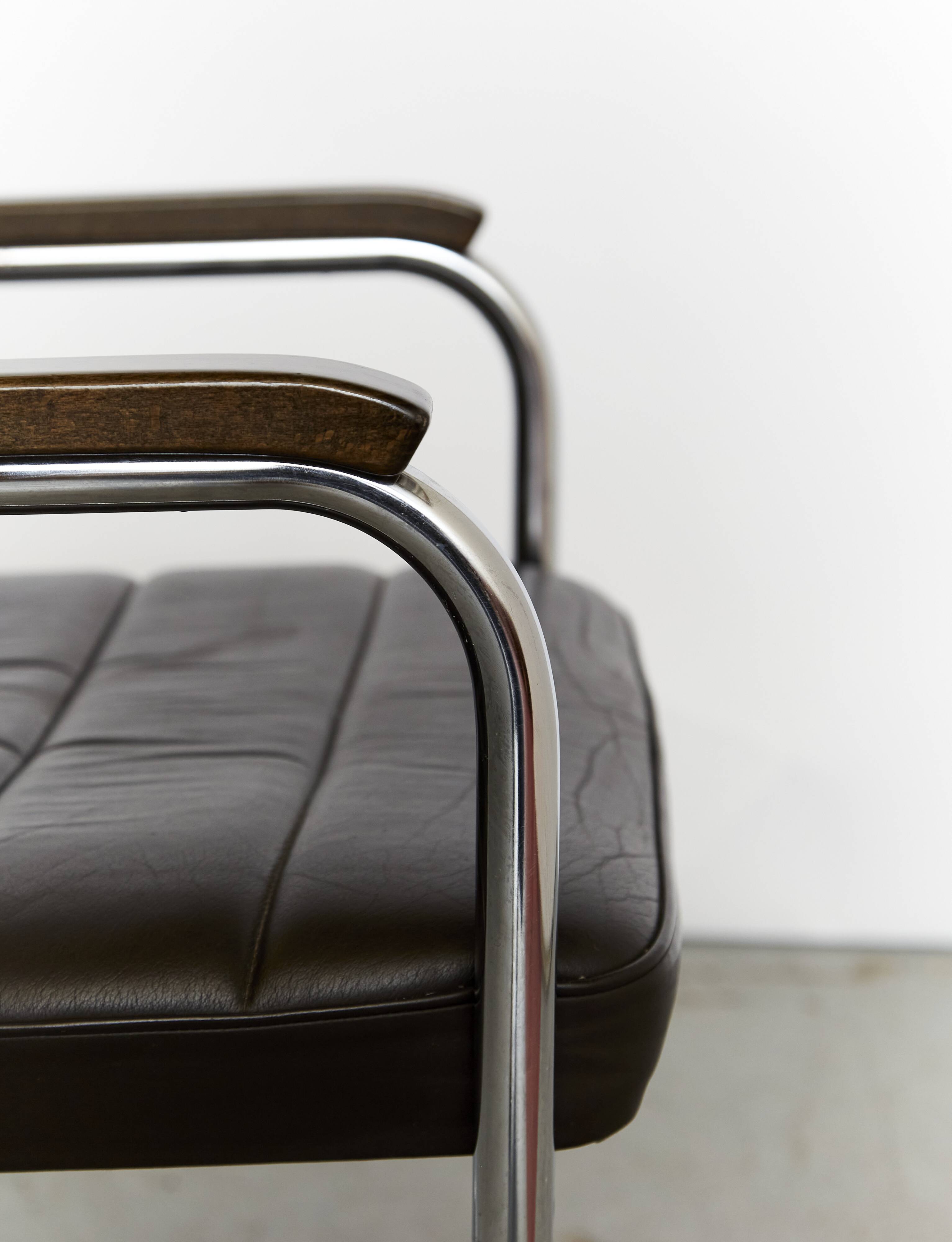 Armchair S46 F, Rudolf Glatzel Bauhaus for Thonet