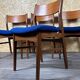 4x 60s 70s Teak Chair Dining Chair Danish Modern Design Denmark