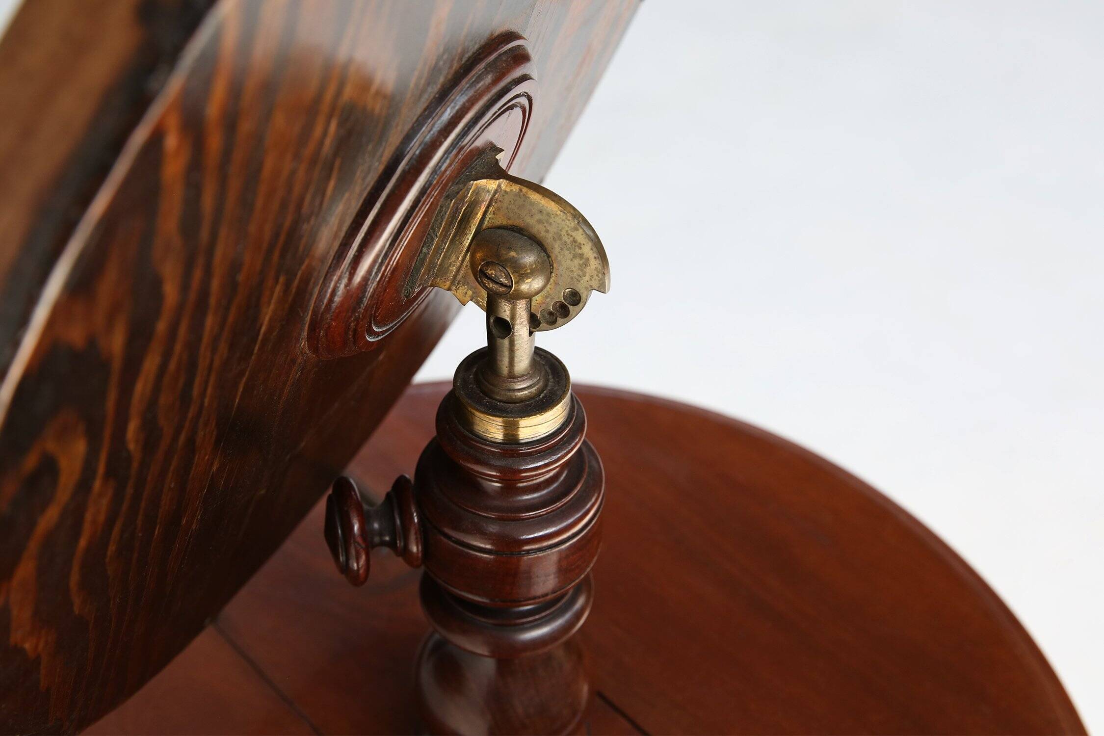 Romantic Make‑Up Mirror with Side Storage, France 1850s