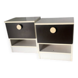 Pair of Prisunic bedside tables 1970