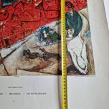 Poster after Marc Chagall "the red roofs" 63 cm by 75 cm