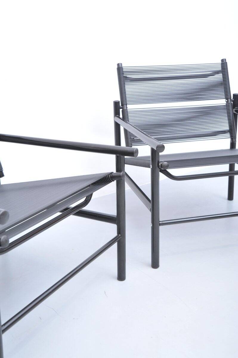 1xFly Line Spaghetti armchair by Giandomenico Belotti for CMP Padova, 1980s