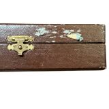 Set of 12 silver-plated metal dessert forks from the Nicolet Orléans brand