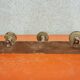 Antique faux bamboo coat rack wall rack