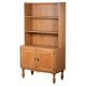 Brutalist Oak Bookcase by Henning Kjærnulf, Denmark, 1960s