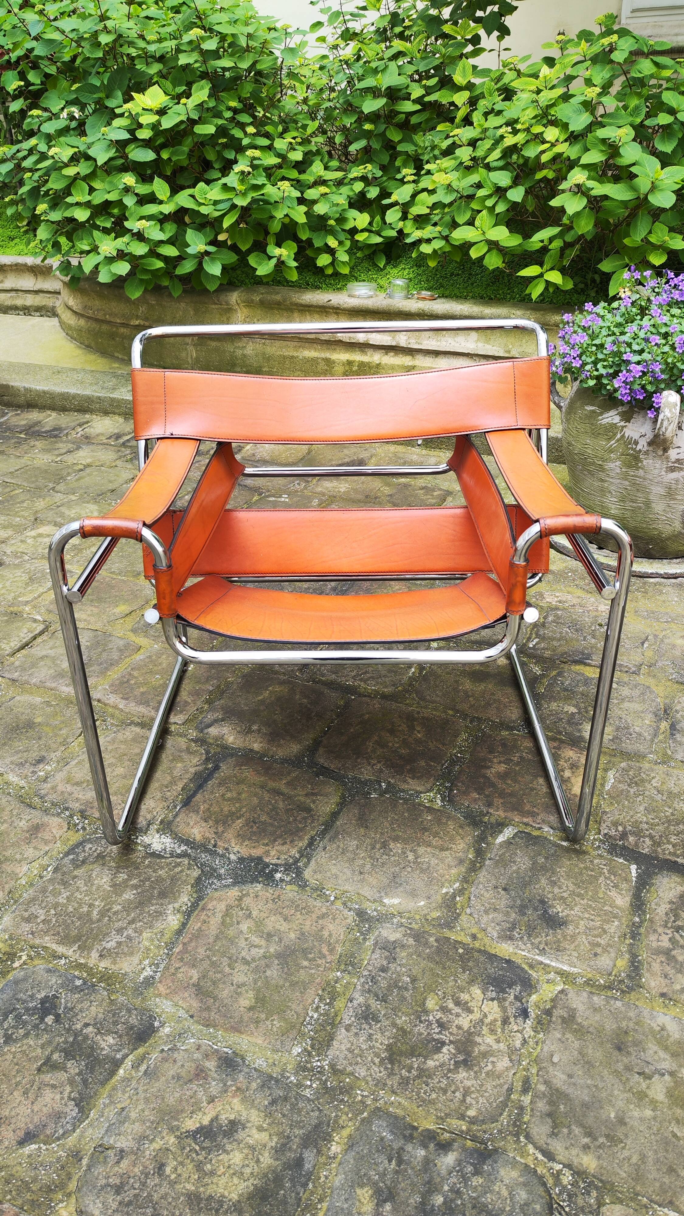 Pair of armchairs Marcel Breuer Wassily fasem 1983