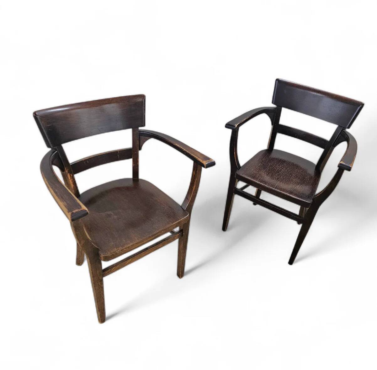 2 chaises de salle à manger / marquées "twente" / années 1930