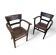 2 x dining chair / marked "twente" / 1930s