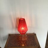 Vintage 60s scoubidou lamp